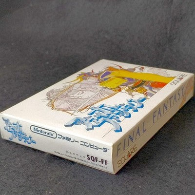 Square Final Fantasy Famicom FC Cartridge with Box and Manual Set Japan Import