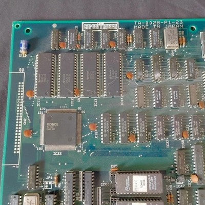 Technos The Combatribes JAMMA Arcade PCB Board Working with Instruction Cards