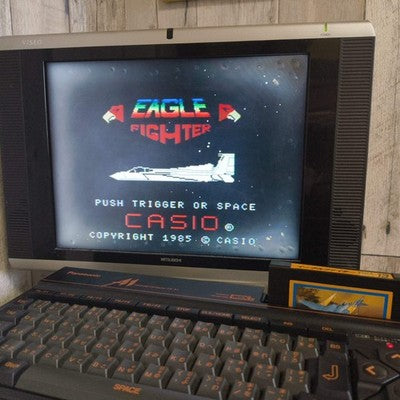 CASIO Eagle Fighter GPM-113 RC710 MSX /Game Cartrigde only, working, Japan