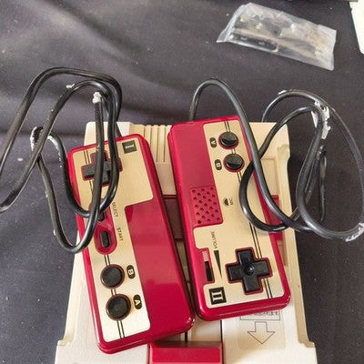 Famicom HVC-001 Console Nintendo Boxed 2 Controllers AC Adapter Working Japan
