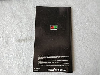 Spider Man Sega Mega Drive Genesis Cartridge Manual Boxed Set Japan Working