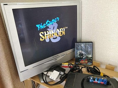 The Super Shinobi SEGA MEGADRIVE Game w/ Manual, Box set, Working, Japan