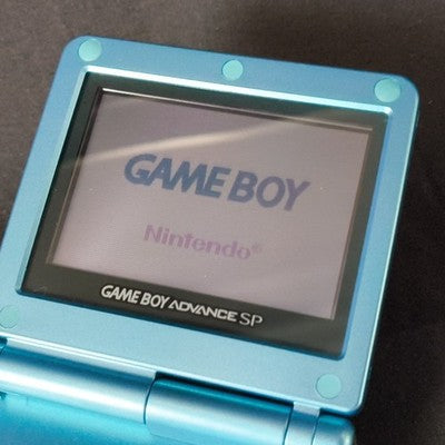 Game Boy Advance SP Seiken Densetsu Mana Blue Console Working Japan Rare Vintage