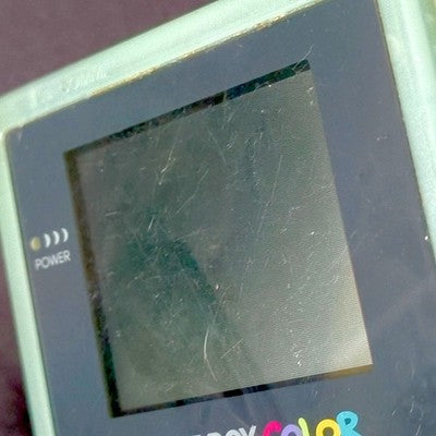 Nintendo Game Boy Color Console Green Junk For Parts Repair No Power Rare Estate