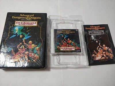 Eye of the Beholder II Legend of Darkmoon FM Towns Marty CD-ROM Boxed Working