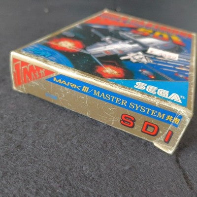 SEGA SDI Mark III Master System Gold Cartridge 1M Mega Complete CIB Japan