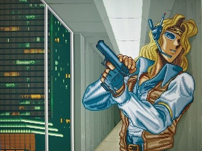 Elevator Action Returns Sega Saturn Game Disc Manual Case Set Japan Working