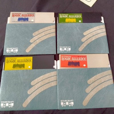 Rogue Alliance PC-8801 Floppy Disk RPG Game Complete Set Japan Import Very Rare