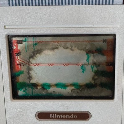 Game & Watch Donkey Kong II JR-55 Nintendo Multi Screen Faded LCD Rare Vintage