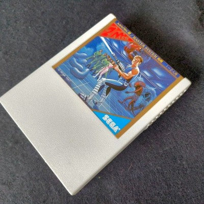 SEGA Alien Syndrome Mark III Master System Gold Cartridge 2M Complete Japan