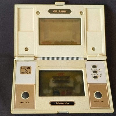 For Parts ,Nintendo Game & Watch Oil Panic OP-51 Broken Hinge & Screen Issue