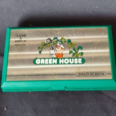 Nintendo Game Watch Green House GH-54 Multi Screen 1982 Display Issues, Japan