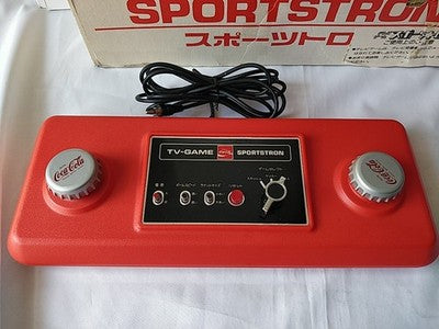 Coca Cola Sportstron S3300 Ping Pong TV Game Console Box Manual Set Working