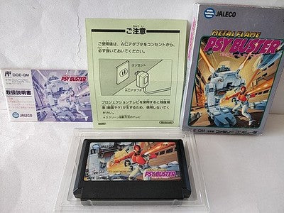 Metal Flame Psy Buster Nintendo Famicom NES Jaleco Japan Complete Boxed Working