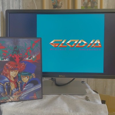 Emerald Dragon X68000 Glodia RPG Complete CIB Floppy Disk Working Rare Japan