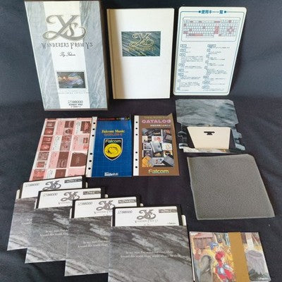 Ys III Wanderers from Ys Sharp X68000 Falcom Complete CIB 5.25 Floppy Working