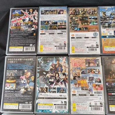 PSP Games Lot of 18 Japan Import Anime RPG Final Fantasy One Piece Bleach