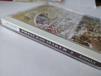 Princess Maker 2 Gainax FM Towns Marty Japanese Game Disc Manual Boxed Working