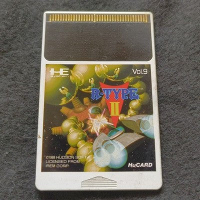R-TYPE II NEC PC Engine HuCard TurboGrafx-16 PCE Shooting Game Working Japan