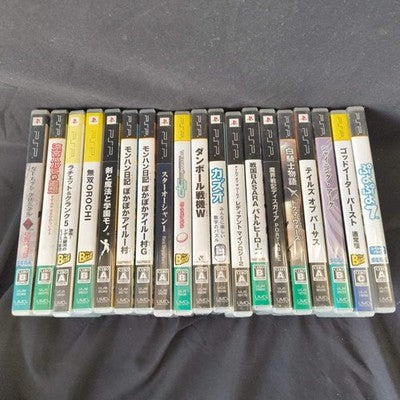 PSP Games Lot of 19 Japan Import Sony PlayStation Portable RPG Star Ocean Tales