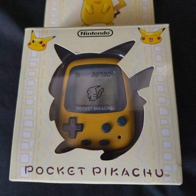 Nintendo Pocket Pikachu w/Manual and Box 1998 Pokemon Pedometer Not tested,Japan