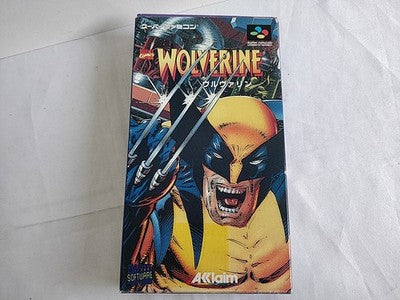 Wolverine Adamantium Rage Super Famicom SFC Cartridge Manual Boxed Set Working