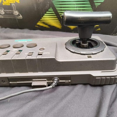 Untested, SHARP X68000 Cyber Stick Intelligent Controller CZ-8NJ2, w/Box, Japan