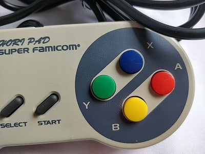 Hori Pad Controller HSJ-17 for Nintendo Super Famicom Boxed Working Japan Import