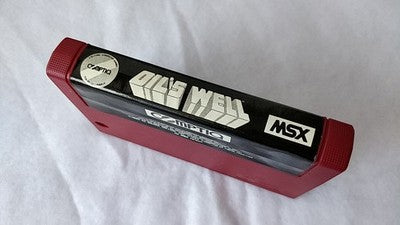 Oil's Well MSX MSX2 Game Cartridge with Box and Manual Set Working Japan Import