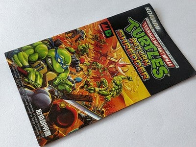 TMNT Return of the Shredder Sega Mega Drive Genesis Boxed Set Working Japan