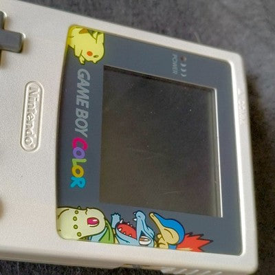Nintendo Game Boy Color Pokemon Center Silver Gold Edition Console, Working