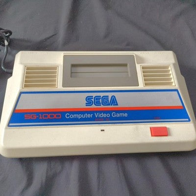 Sega SG-1000 Console with Champion Baseball Cartridge Working Rare Japan Import