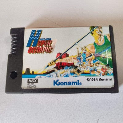 Konami's Hyper Olympic 1 RC710 MSX /Game Cartrigde only, working, Japan