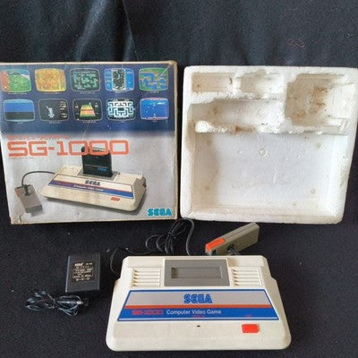 SG-1000 SEGA Computer Video Game Console Boxed AC Adapter Controller Working