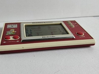 Vintage Nintendo Game and Watch Mario's Cement Factory Handheld Japan Working