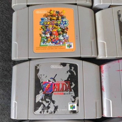 Nintendo 64 N64 Game Cartridge Bulk Lot of 15 Zelda Mario Pokemon Stadium Japan