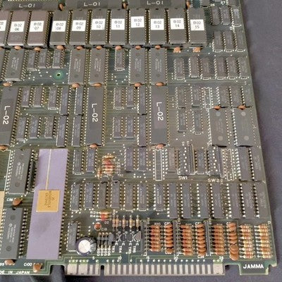 Taito Hi Sho Zame Twin Hawk JAMMA Arcade PCB Working with Manuals and Cards