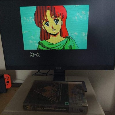 PC-8801 Ys2 Ancient Ys Vanished Game Disks, Manual, Box, Partly tested, Japan