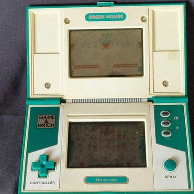 Nintendo Game Watch Green House GH-54 Multi Screen 1982 Display Issues, Japan