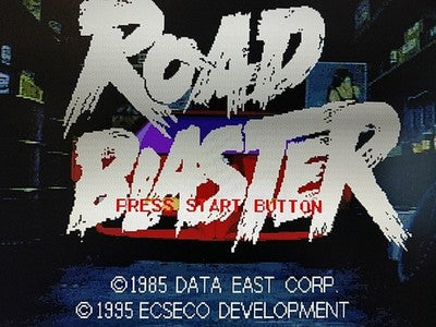 Thunder Storm Road Blaster SEGA Saturn Taito Japan Disc Manual Boxed Set Working
