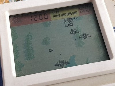 Dragon Spirit Namco Varie LCD Handheld Tabletop Electronic Game Japan Working