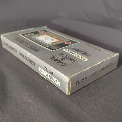 Nintendo Game and Watch Turtle Bridge TL-28 Boxed Complete Screen Wear Japan