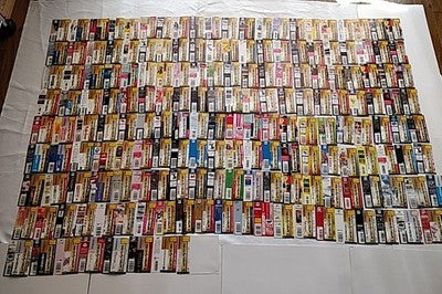 SEGA Saturn Game Spine OBI Card Lot of 150 Japan Rare Paper Collectible Set