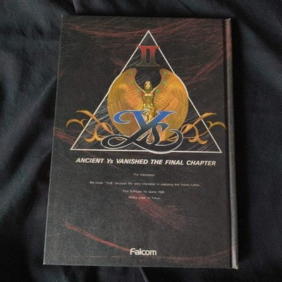 PC-8801 Ys2 Ancient Ys Vanished Game Disks, Manual, Box, Partly tested, Japan