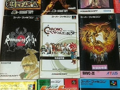 Nintendo Super Famicom SNES Instruction Manual Lot Bulk Set Japan Import Retro