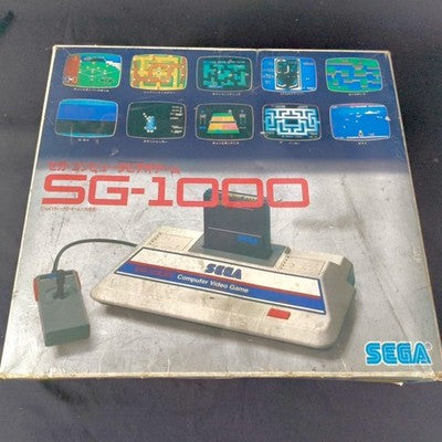 Sega SG-1000 Console with Champion Baseball Cartridge Working Rare Japan Import