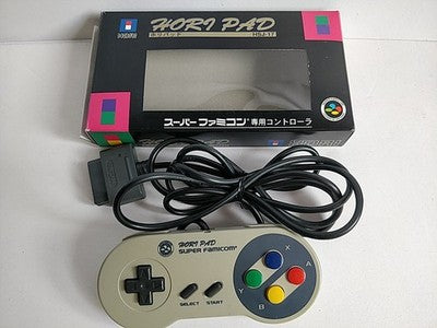 Hori Pad Controller HSJ-17 for Nintendo Super Famicom Boxed Working Japan Import