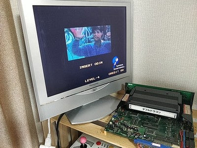 Double Dragon SNK Neogeo MVS Arcade Cartridge Instruction Copy Japan Working