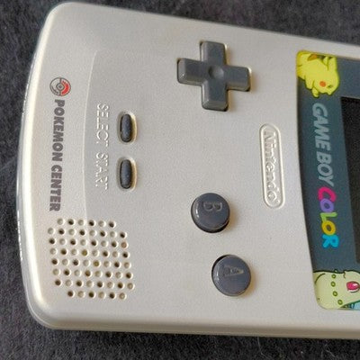 Nintendo Game Boy Color Pokemon Center Silver Gold Edition Console, Working