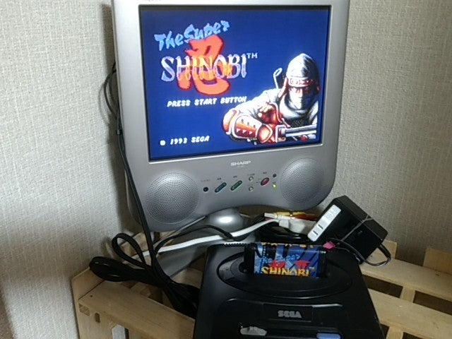 The Super Shinobi 2 II SEGA MEGADRIVE Game w/Manual, Box set, Working, Japan - Hakushin Retro Game shop